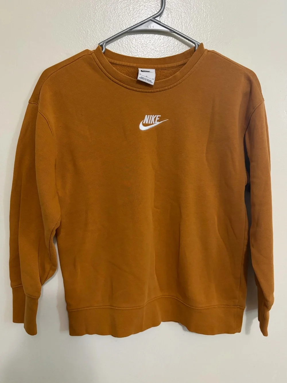 Nike Girls Crewneck Sweatshirt - Rust Brown